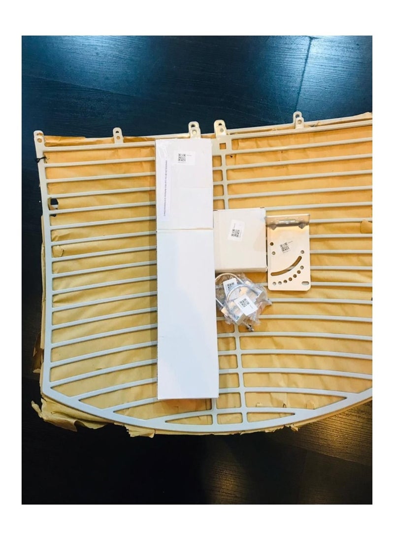 L-com 2.4 GHz 24 dBi Die Cast Mini-Reflector Grid Antenna Type N Female Connector  - Image 4
