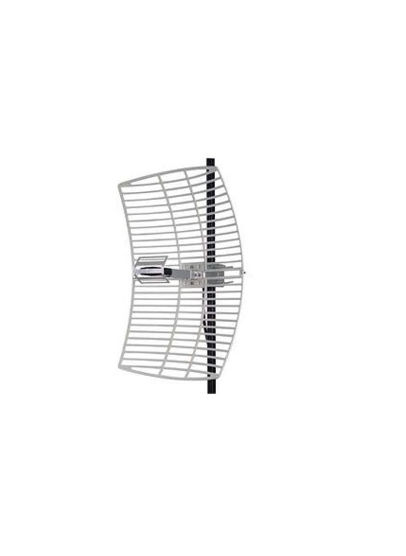 L-com 2.4 GHz 24 dBi Die Cast Mini-Reflector Grid Antenna Type N Female Connector  - Image 2