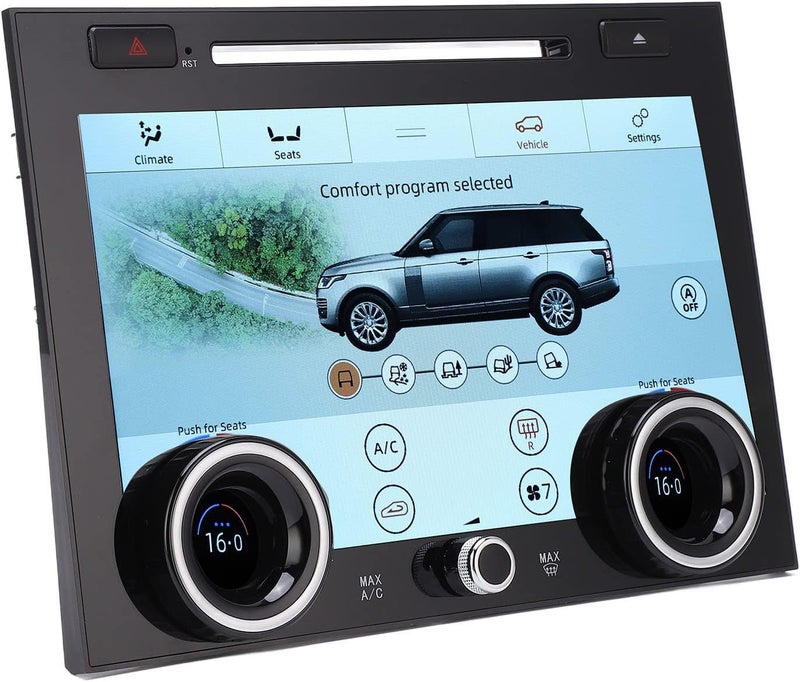 cheekyglo 10 Inch Car A/C Touchscreen Air Conditioning Climate Control AC Panel for Land Rover Range Rover Vogue L405 20132017,Support CD DVD,A/C Control,Atmosphere Light,Steering Wheel Control,Reversing Image - Image 1