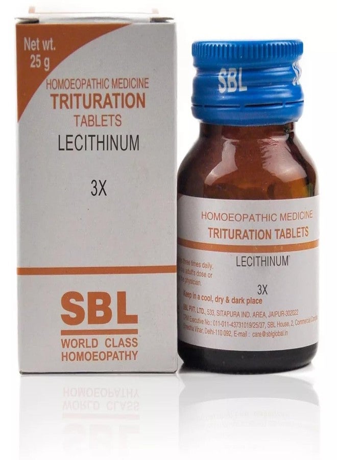 SBL Lecithinum 3x Tablet Homeopathic Medicine 25g Pack of 2