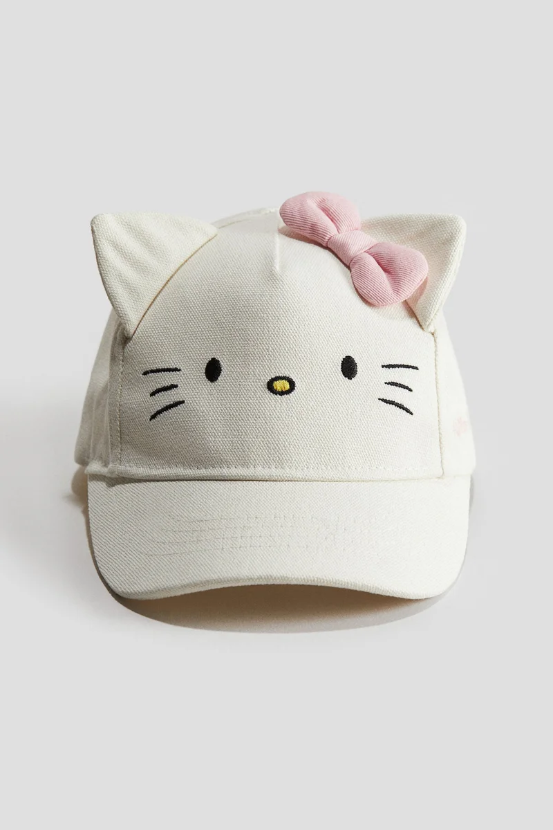 اتش اند ام قبعة كاب من القطن