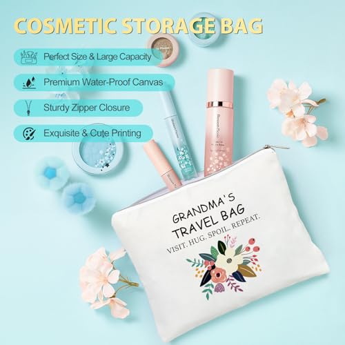 Suhctuptx Grandma Gift Set, Christmas & Birthday Gifts for Grandma, Funny Mother's Day Ideas for Grandparent & Nana Basket with Tote Bag - Image 4