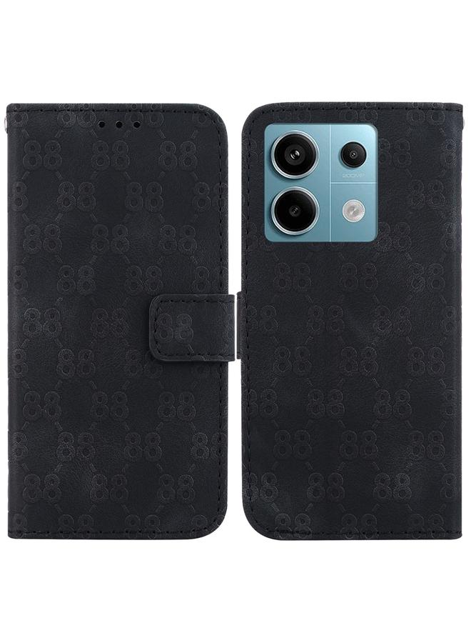 Case For Xiaomi Redmi Note 13 Pro 5G Double 8-shaped Embossed Leather Phone Case