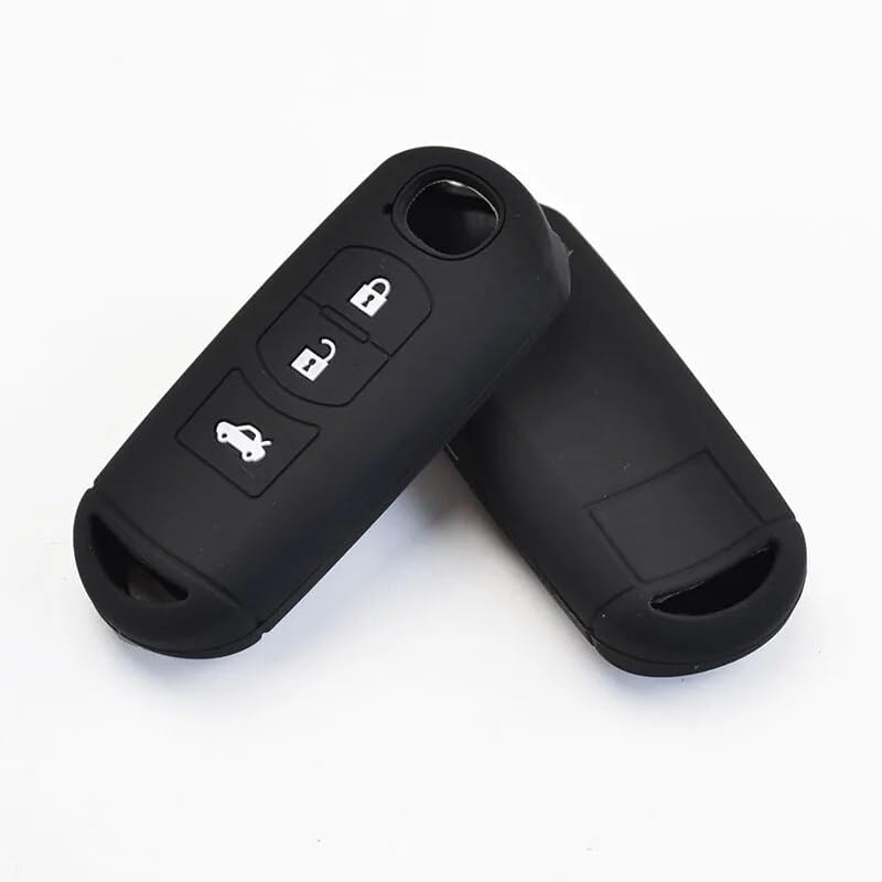 QASULER 3 Button Silicone Key Case Cover for Mazda - Image 2