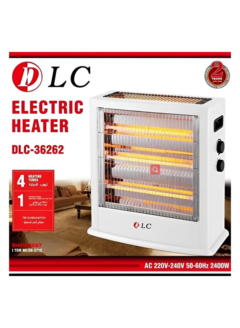 مدفأة كهربائية 4 أنابيب تسخين 2400 وات DLC-36262  - Image 2