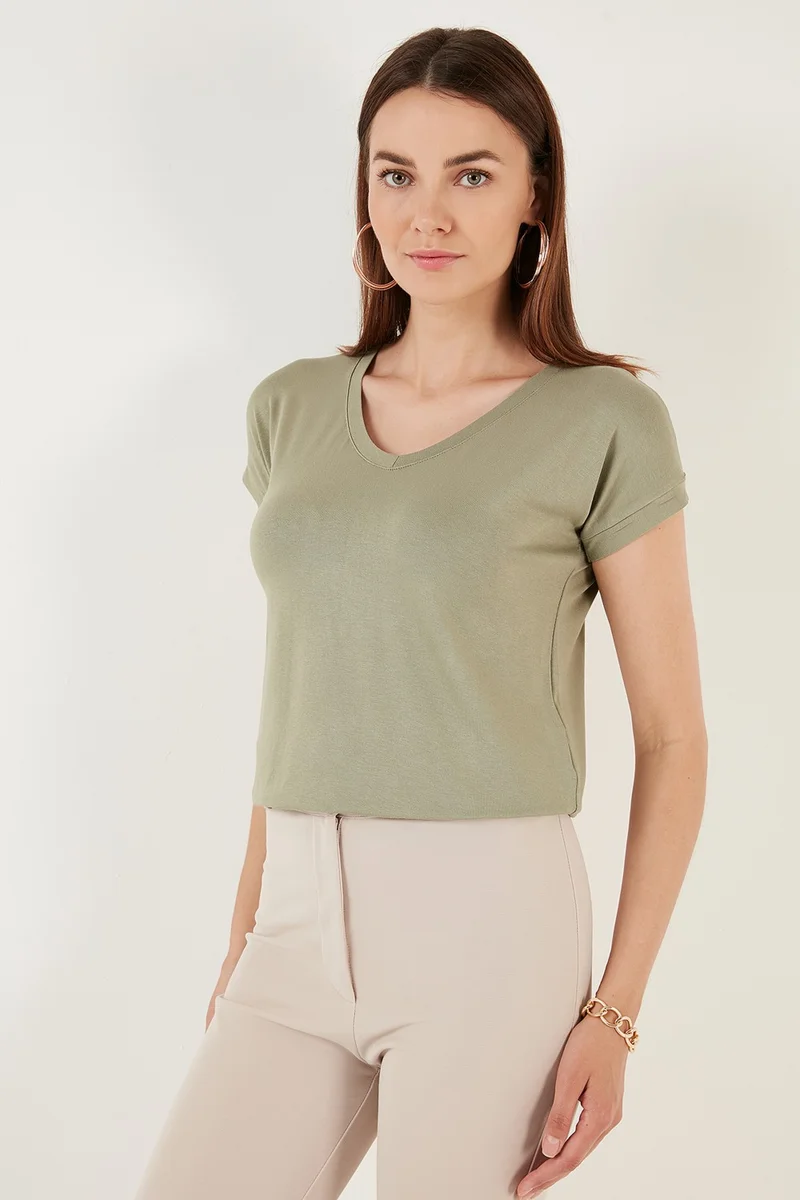 Lela V-Neck Relaxed Cut Women's Blouse 5862000