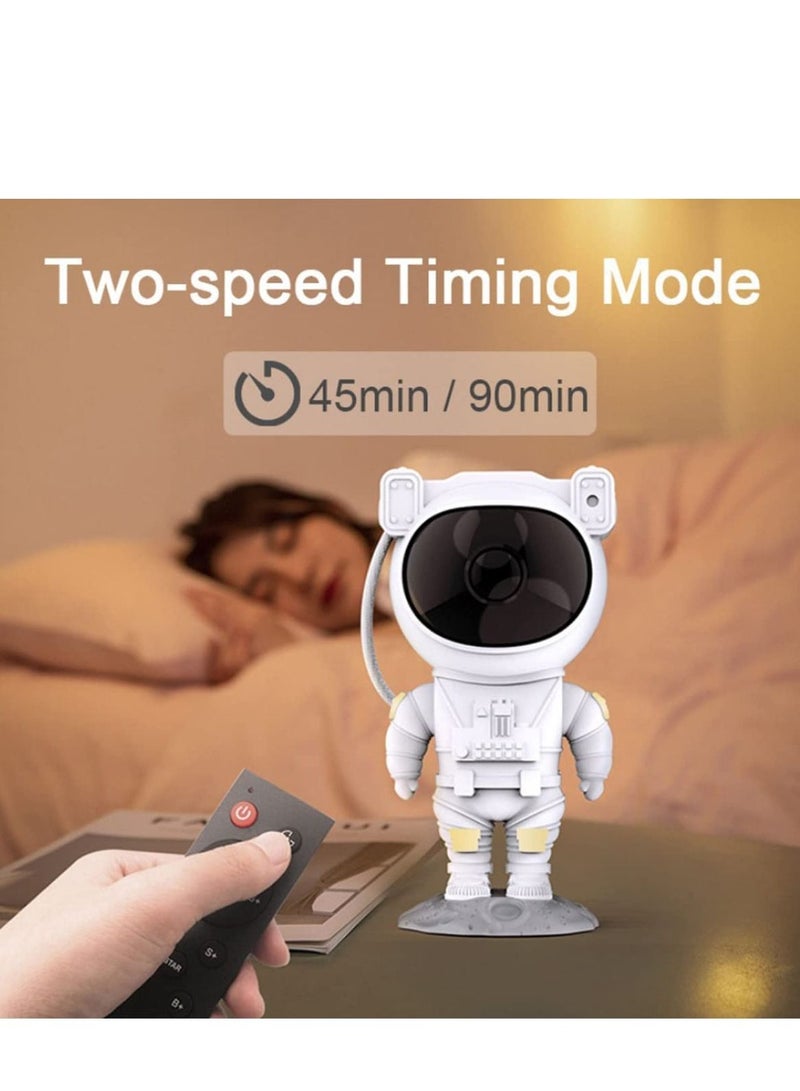 Star Projector Night Light with Timer, Remote Control and 360°Adjustable Design, Astronaut Nebula Galaxy Night Light Projector for Children Adults Baby Bedroom, Party Room and Game Room  - Image 3