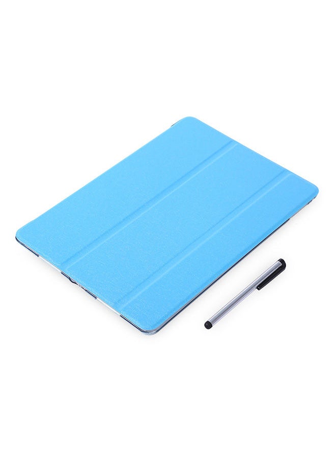 NIBEMINENT - 4 In 1 Keyboard, Case Cover, Protection Film, Stylus Pen For Apple iPad Pro 9.7 Blue/White - Image 1