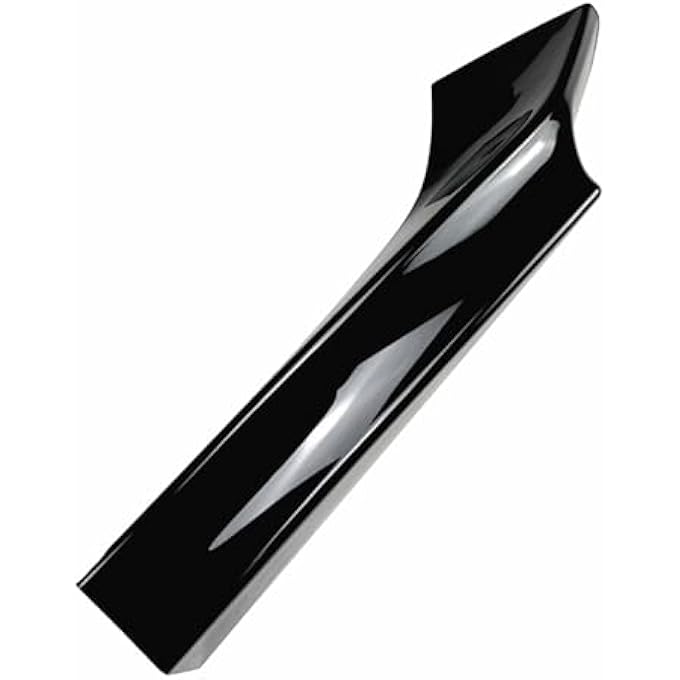 demulax Front Bumper Side Lip Splitter Cover, for, 2 Series F22 F23 M Sport Only 2015-2022 MP Style Black Lower Air Vent Spoiler Trim Front Bumper Vent Cover(Carbon Fiber Look) - Image 4