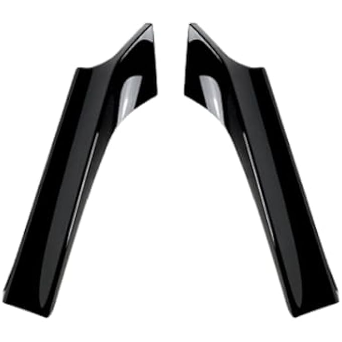 demulax Front Bumper Side Lip Splitter Cover, for, 2 Series F22 F23 M Sport Only 2015-2022 MP Style Black Lower Air Vent Spoiler Trim Front Bumper Vent Cover(Carbon Fiber Look) - Image 3