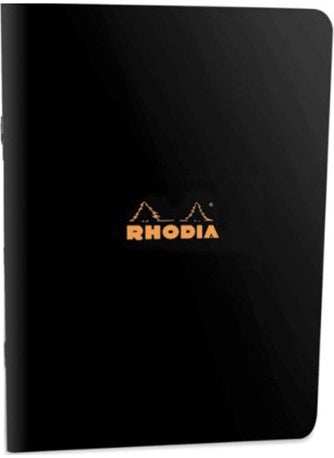 Rhodia - Bsc A5 Checkered Notebook Black Kpk 48 pages - Image 1