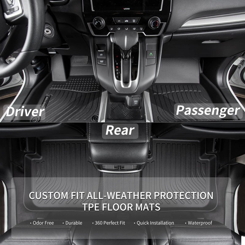KELCSEECS KELCSEECS® Floor Mats & Cargo Liner for 2025 2024 2023 Kia Sportage Hybrid All Weather Guard Car Mats Floor Liners Trunk Mat Cargo Mat Kia Sportage Hybrid Floor Mats Trunk Liner Accessories - Image 2