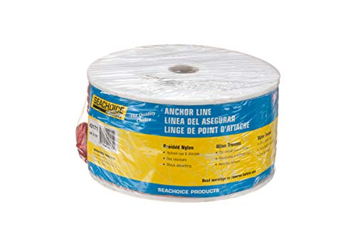 Seachoice Boat Anchor Rope, Double-Braid, Nylon, Achor Line, 3/8 in. X 100 Ft., Red - Image 4