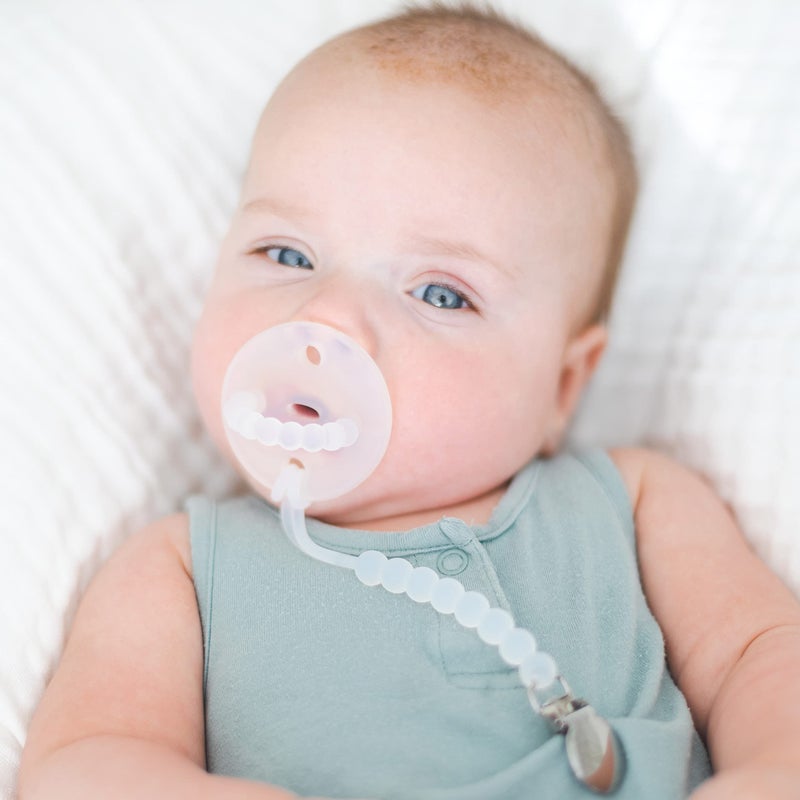 Ryan & Rose Cutie Clip Judy - Pacifier Clip Holder Silicone (Judy, Clear) - Image 3