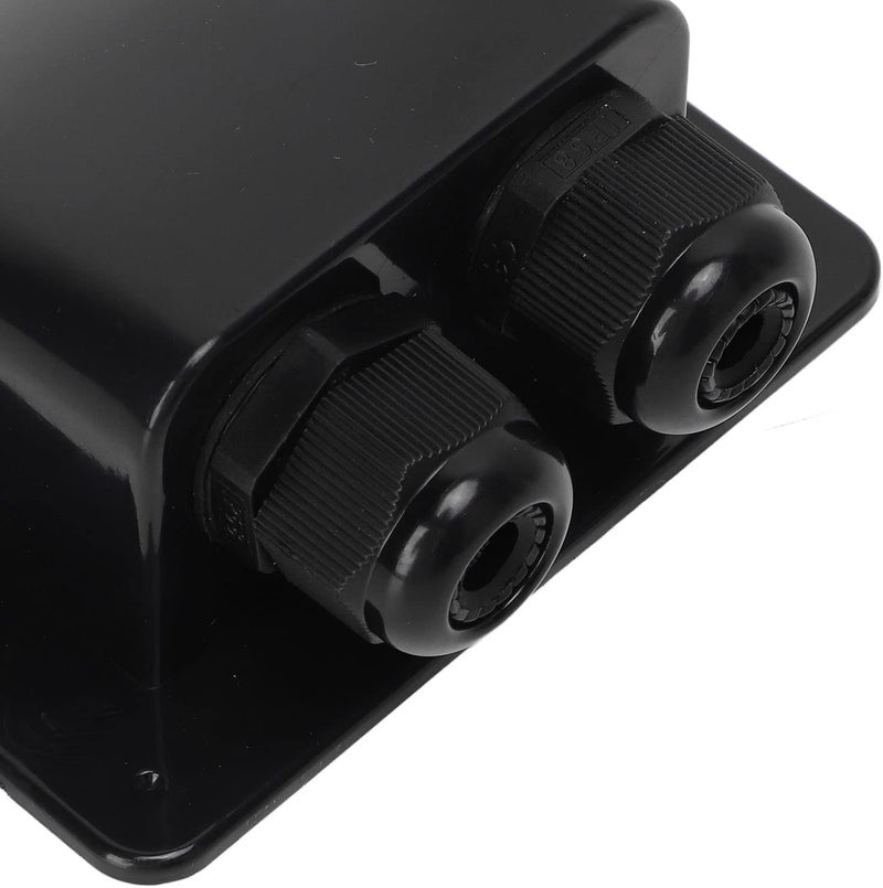 VGEBY Solar Cable Entry Gland Box, Plastic Double Cable Entries Cable Entry Gland Housing Mount for Boat Yacht - Image 3