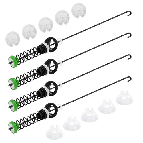 Funmit W11130362 WTW5000DW1 WTW5000DW2 WTW5000DW3 MVWC565FW1 Washer Suspension Rod Kit Replacement for Whirlpool Maytag Kenmore Crosley Washer - Replaces W10594080 W10735786 W10748956 W10780040 W10821710 - Image 1