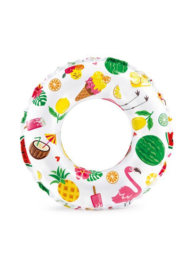 INTEX 1 Piece Lively Print Swim Ring Assorted Color May Vary 15.59x43.26x0cm - Image 3