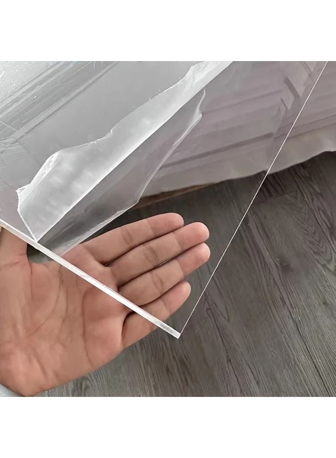 Transparent Acrylic Board 8x12 Inches 1 8 Thick Blank For DIY Projects - Image 1
