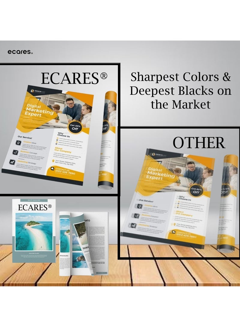 ECARES® Compatible Toner Cartridge Replacement for Canon 045 For Canon LBP-611Cn LBP-612Cdw MF632Cdw MF634Cdw MF635Cx LBP-611Cn LBP-613Cdw MF631Cn MF633Cdw MF635Cx Printers (Yellow) - Image 2