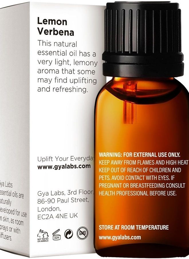 Lemon Verbena Essential Oil - Fresh & Citrusy Scent for Diffuser and Soap Making (0.34 fl oz)