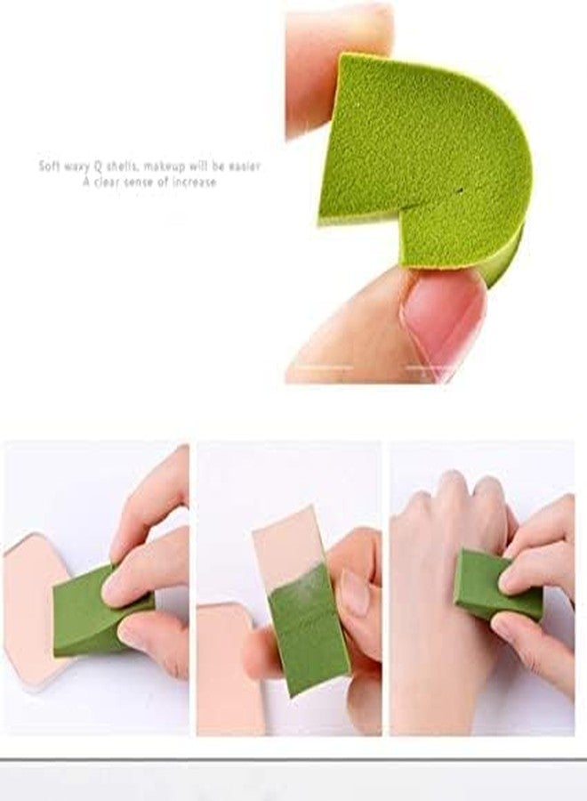 UDHVREKH Makeup Wedge Sponge Foundation Sponge Blender for Liquid, Cream, Multi Purpose Soft Triangle Cosmetic Applicator Puff 24 Pcs Makeup Sponge Set (1) - Image 2