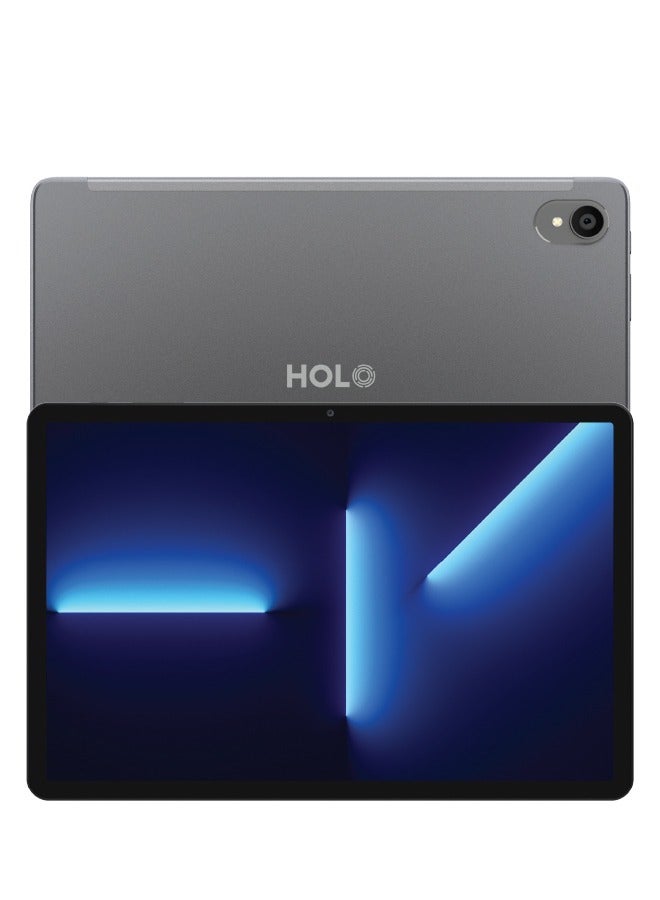 هولو تابلت X Ultra Plus 3 ثنائي الشريحة بشاشة 11 بوصة، ذاكرة وصول عشوائي 4+8 جيجابايت، وذاكرة تخزين داخلية 128 جيجابايت، بتقنية 4G، لون رمادي - Image 1