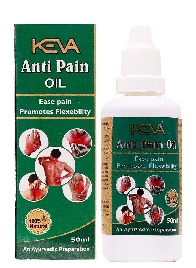 KEVA Herbal Natural Organic Anti Pain Oil for Joint and Body Pain (50 ml) - Pack of 2 - Image 1