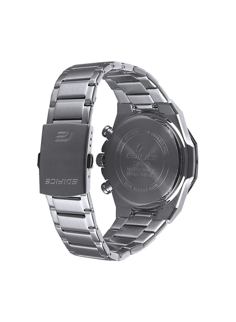 Casio Edifice Men's Watch EFS-S570D-1AUDF Black Dial, Silver Band - Image 3