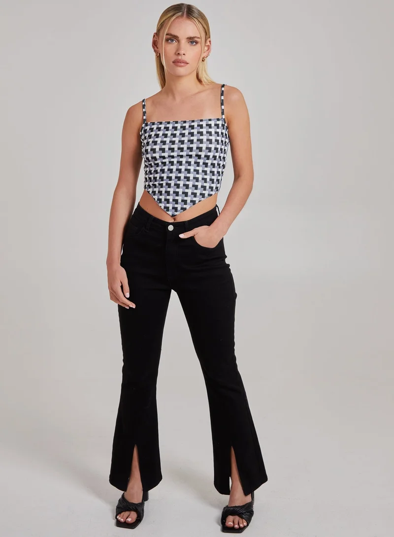 Pink Vanilla  Geometric Print Cami Top for Women | Best Price UAE