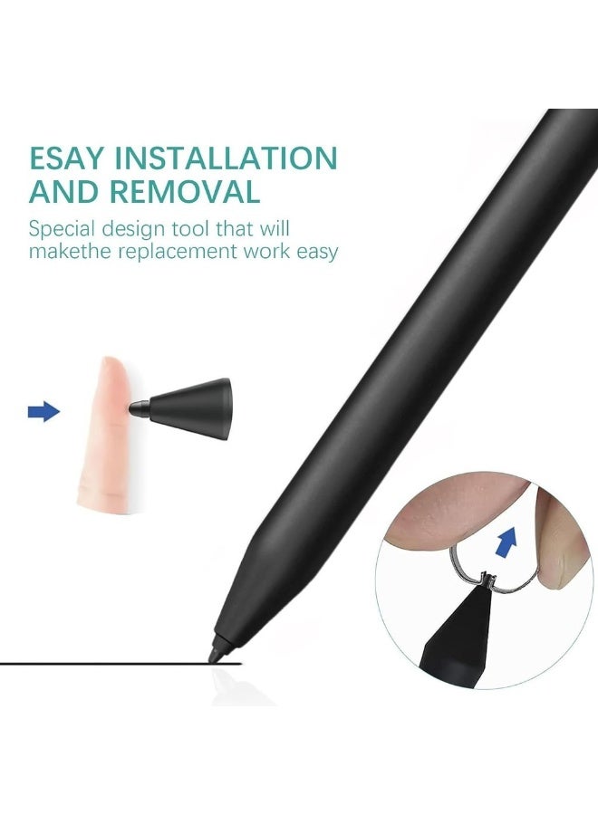 [10 Pcs]Pen Tips For Remarkable 2 With 2 Pcs Nibs Removal Tool Maker Pen Tip Replacement Stylus Nib Painting Writing Accessories For Remarkable 1/2 Pen Tip Tips/Nibs（Black） - Image 3