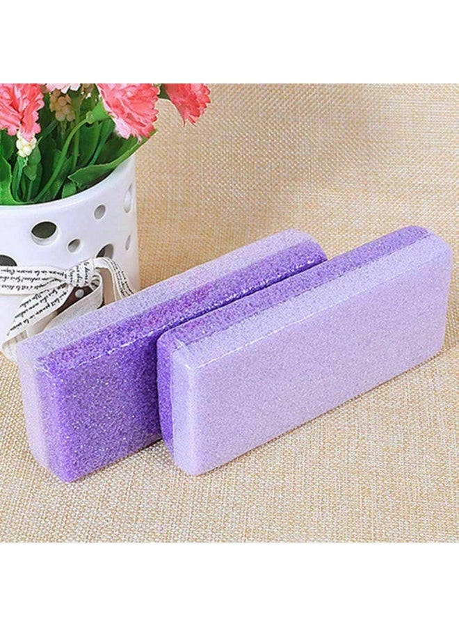 Generic Whetstone Purple Foot Pumice Sponge Callus Exfoliate Stone Hard Skin Remove Pedicure Scrubber Body Skin Care Tool Whetstone - Image 2