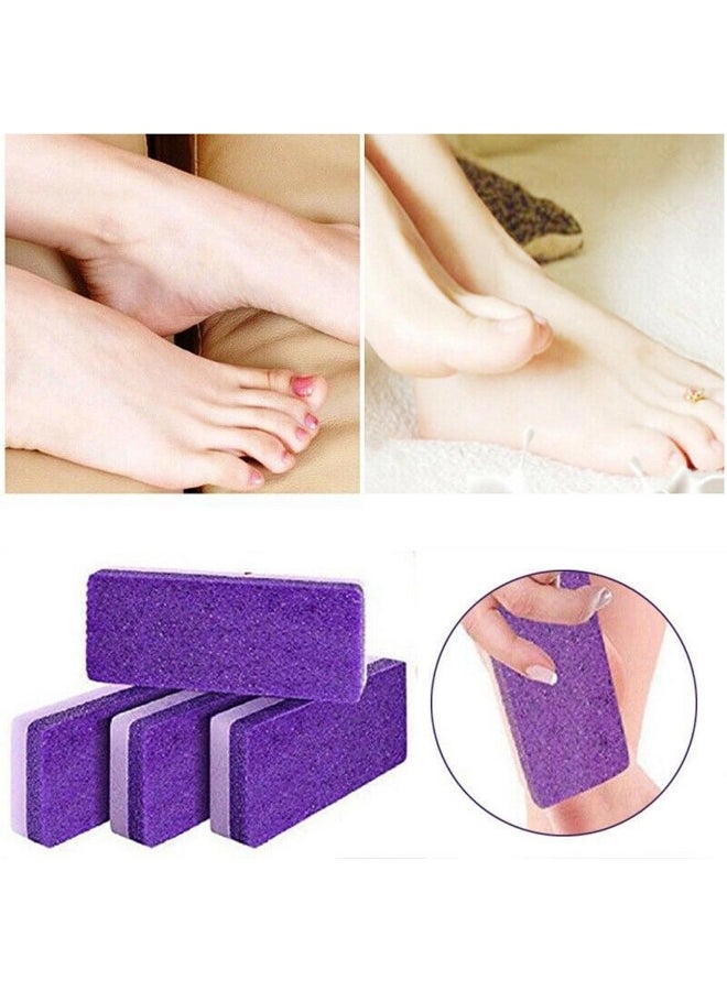 Generic Whetstone Purple Foot Pumice Sponge Callus Exfoliate Stone Hard Skin Remove Pedicure Scrubber Body Skin Care Tool Whetstone - Image 3