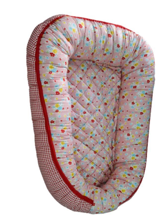 New Born Baby Sleeping Pod Bed | Soft, Breathable & Reversible Lounger Nest for Newborns and Infants - Image 1