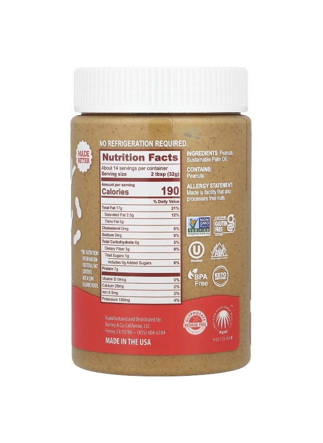 Barney Butter Barney Butter, Peanut Butter Spread, Bare Smooth, 16 oz (454 g)  - Image 2