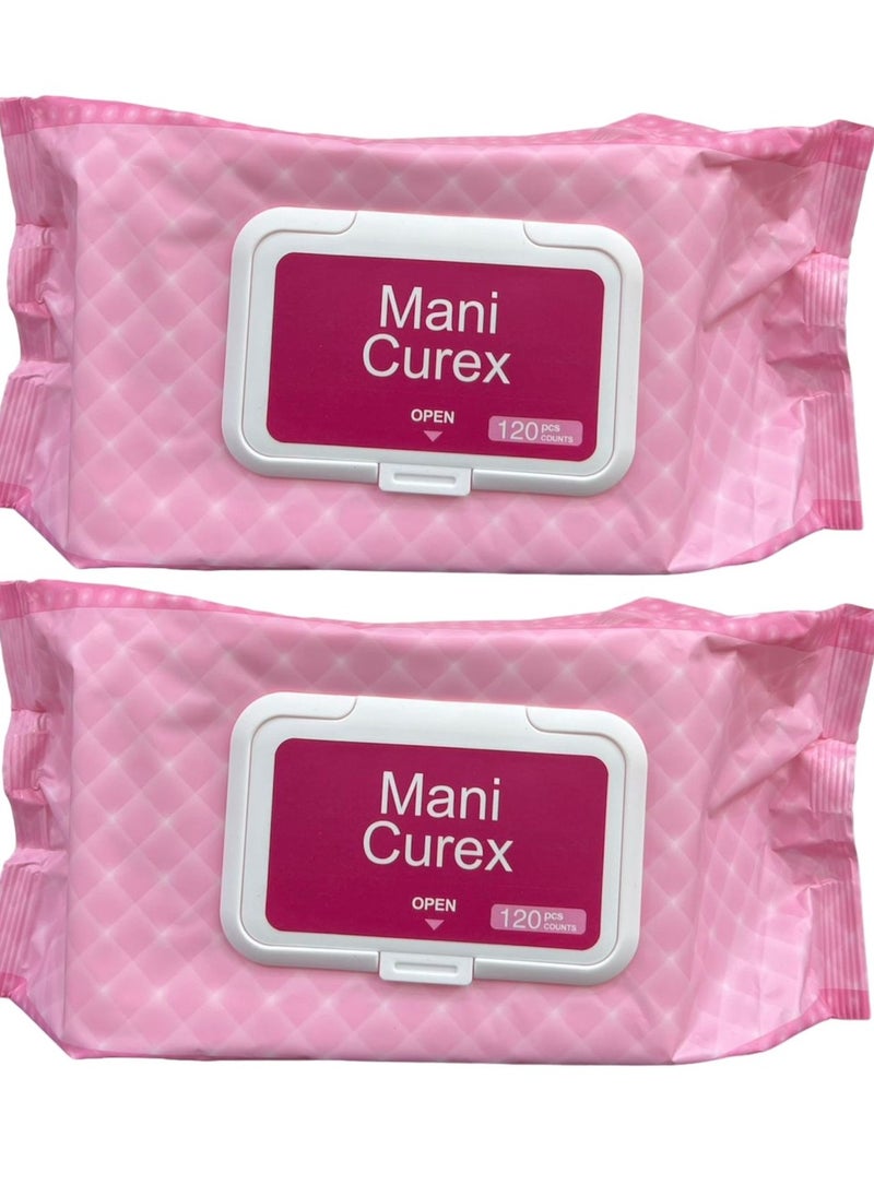Mani Curex wet wipes 240PCS COUNTS 
