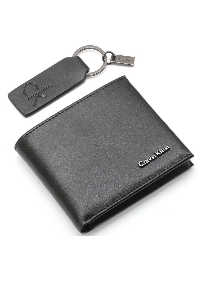 CALVIN KLEIN JEANS PLUS Calvin Klein Wallet & Keychain Set For Men  - Image 1