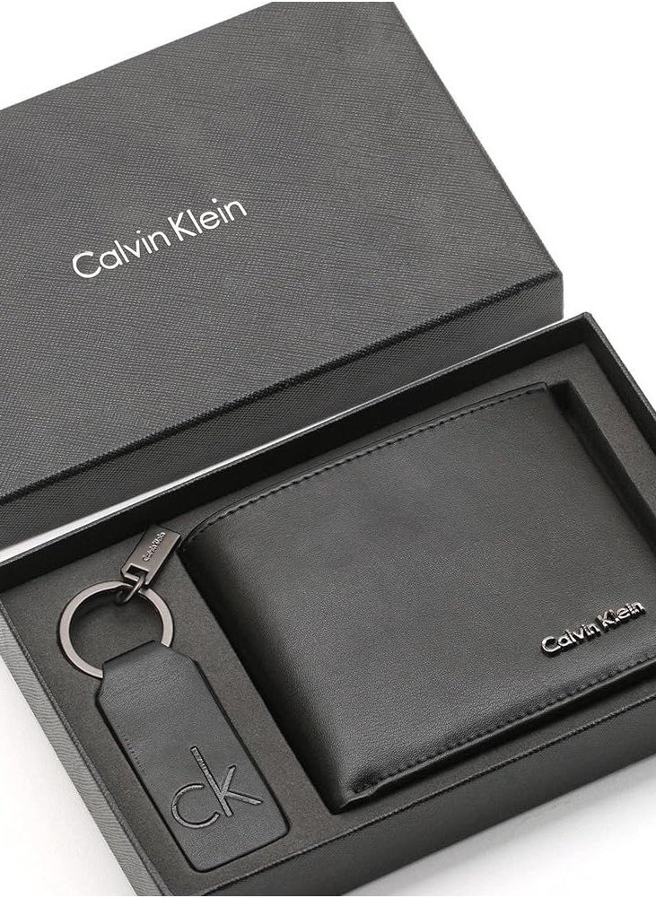 CALVIN KLEIN JEANS PLUS Calvin Klein Wallet & Keychain Set For Men  - Image 5