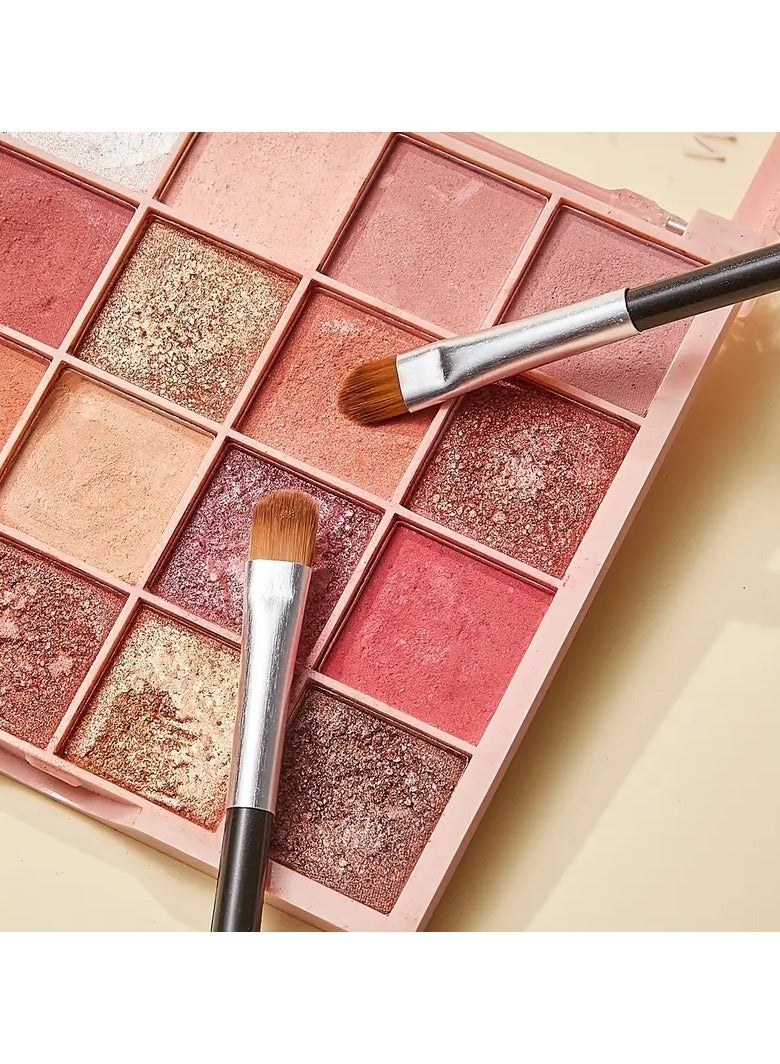 ORiTi طقم فرش مكياج العين 4 قطع احترافي لدمج ظلال العيون فرش مكياج ناعمة ودقيقة لتصحيح العيوب والحواجب وكحل العين، مثالي للمبتدئين والفنانين، شعيرات صناعية كثيفة متميزة - Image 4