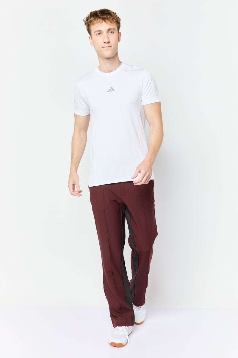 adidas Originals Men Sportswear Fit Outdoor Sweat pant, Dark Brown  - Image 2