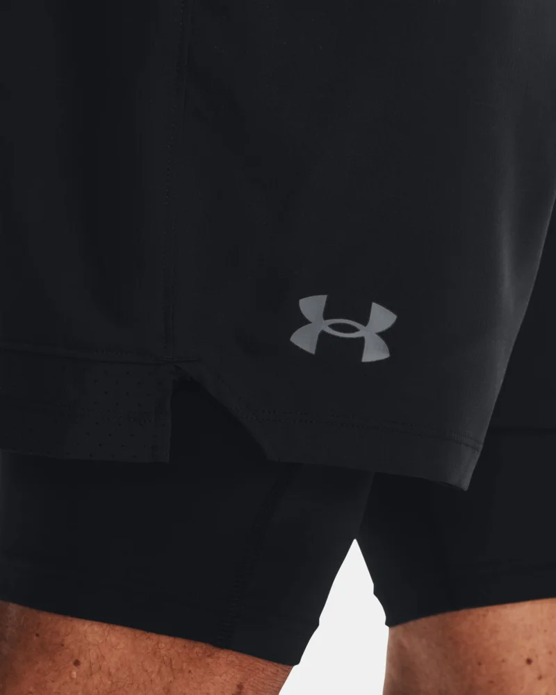 UNDER ARMOUR Black Men's Vanish Woven 2-in-1 Shorts for Men | Best Price UAE
