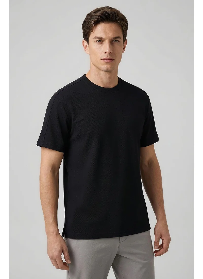 Tommy Life Men's Relaxed Fit Viscose Pique Crew Neck T-Shirt - Pack of 2