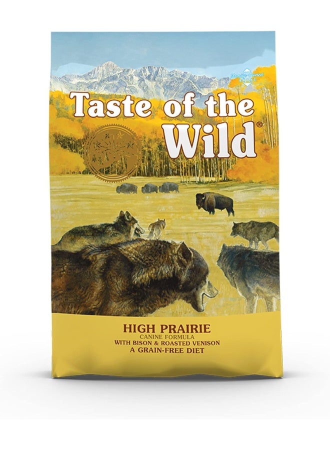 Taste of the Wild Grain Free Premium High Protein Dry Dog Food High Prairie Adult Roasted Bison & Roasted Venison - 12.2 KG - Image 1