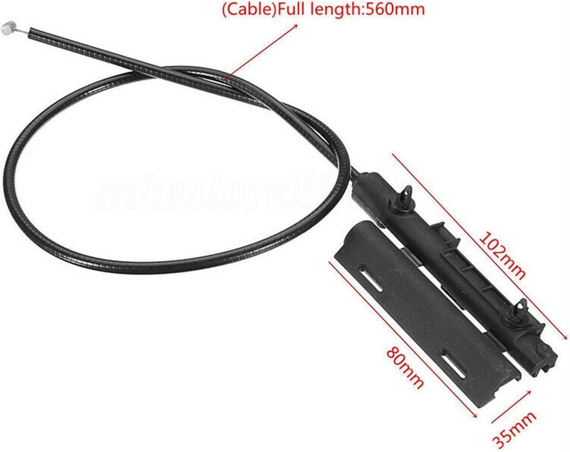 QASULER Engine Hood Release Cable for BMW E39 - Image 2