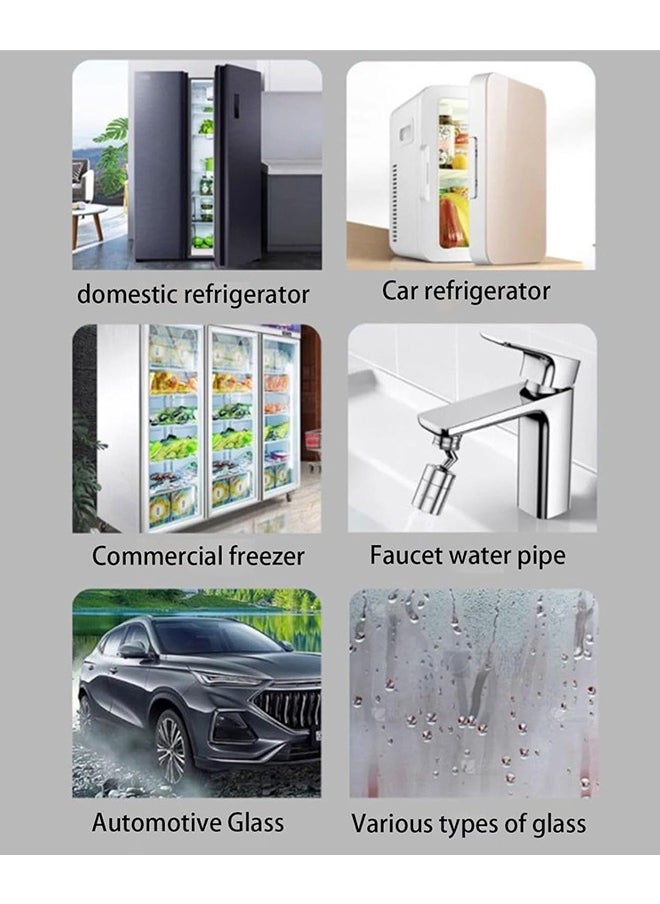 WILLIAM WEIR - 120ml Defrosting Spray For Fridge Freezer, Refrigerator Cleaning Defrost Spray Frost Remover for Cleaning Inside Refrigerator, Defrost Spray for Fridge and Freezer, Quickly Removes Ice - Image 1