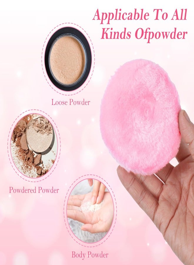WJIAAA Large Fluffy Puffs for Body Powder, 2Pcs 3.5 Inch Dusting Puff - Image 5