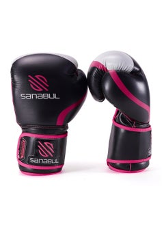 Essential Gel Boxing Gloves | Pro-Tested Kickboxing Gloves for Men and Women | Ideal for Boxing, MMA, Muay Thai, and Heavy Bag Training Women, Black/Pink - pzsku/ZD86933451917B31C9689Z/45/_/1738304378/ea7867b4-df0f-4504-8f3c-a032d1433fb8