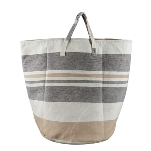 Värde Laundry Bag with Handle Pack of 1 | Foldable Clothes Laundry Bag | Also Works as Carry Bag | Lightweight & Durable | Perfect for College, Travel, and Daily Use | Kerala Grey Olive - Image 1