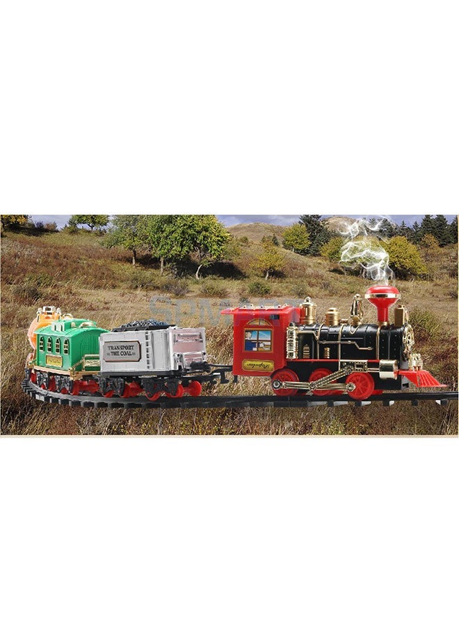 NIBEMINENT Electric Track Train With Sound And Vehicles Playset - Image 3