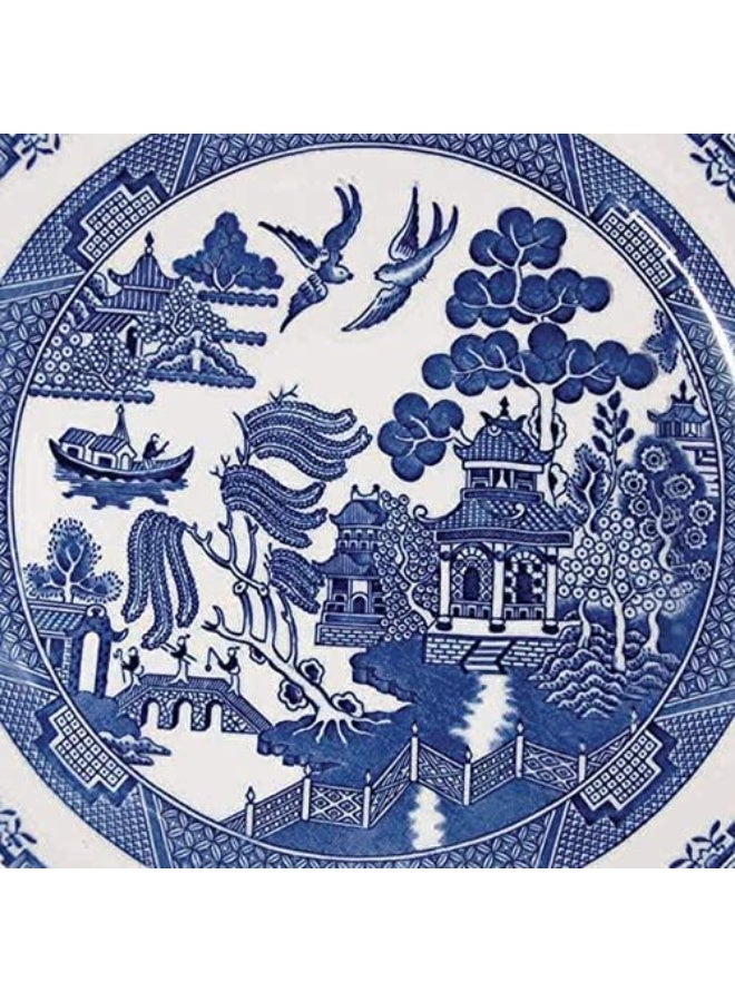 Churchill's Churchill BLU Willow Mint Dinner Plate 26CM, Ceramic, Multi-Colour, 26 x 26 x 1 cm - Image 2