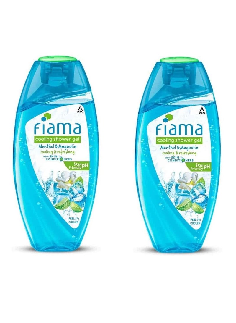 عبوة من جل الاستحمام المنعش برائحة المنثول والماغنوليا 500 مل